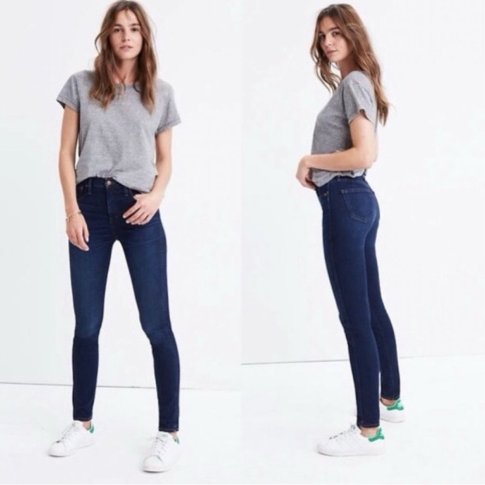 MADEWELL 10" High-Rise Skinny Jeans in Hayes
Wash SIZE 26